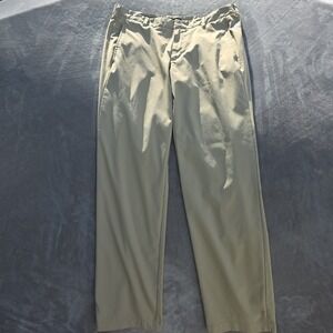 Adidas Golf Pants Men's 33x32 Lightweight Performance Beige Classic Athleisure